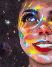 Картина по номерам Paintboy GX 26994 Белоснежная улыбка 40x50 см