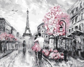 Картина по номерам Paintboy GX 34141 Весенний аромат Парижа 40x50 см