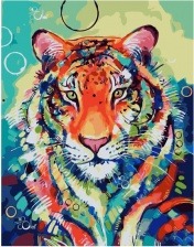 Картина по номерам Paintboy GX 33906 Очаровательный тигр 40x50 см