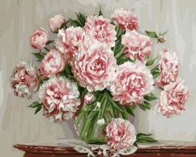 Картина по номерам Paintboy GX 5581 Бело-розовое наслаждение 40x50 см
