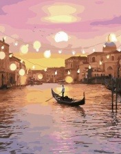 Картина по номерам Paintboy GX 32456 Красочный канал Венеции 40x50 см