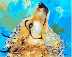 Картина по номерам Paintboy PK 41093 Необычная волчица 40x50 см