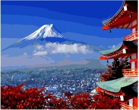 Картина по номерам Paintboy GX 34204 Вершины гор над облаками 40x50 см
