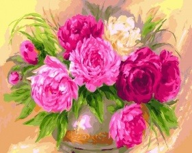 Картина по номерам Paintboy GX 22606 Красота пионов 40x50 см