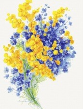 Картина по номерам Paintboy GX 27615 Аромат мимозы 40x50 см