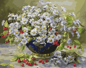 Картина по номерам Paintboy GX 25329 Белые ромашки 40x50 см