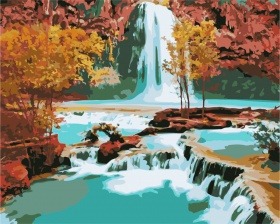Картина по номерам Paintboy GX 7253 Водопад 40x50 см
