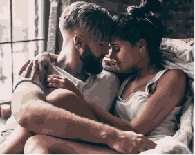 Картина по номерам Paintboy GX 28947 Нежные объятия 40x50 см