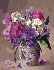 Картина по номерам Paintboy PK 41065 Букет из флоксов 40x50 см