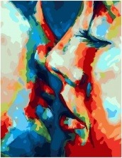 Картина по номерам Paintboy PK 59083 Радужный поцелуй 40х50 см