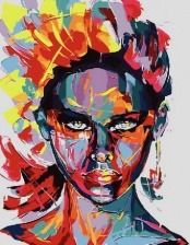 Картина по номерам Paintboy PK 33056 Дерзкий взгляд 40x50 см