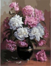 Картина по номерам Paintboy PK 79041 Пионы (Воробьёва Ольга) 40х50 см