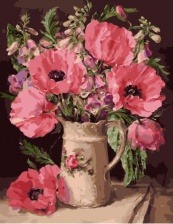 Картина по номерам Paintboy GX 3776 Маки в кувшине 40x50 см
