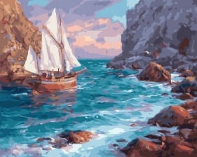 Картина по номерам Paintboy GX 24322 Крымский берег 40x50 см