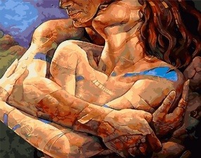 Картина по номерам Paintboy GX 32025 Тепло тел 40x50 см