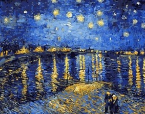 Картина по номерам Paintboy G 323 Звездная ночь (Ван Гог) 40x50 см