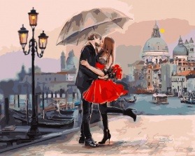Картина по номерам Paintboy GX 9991 Свидание В Венеции 40x50 см