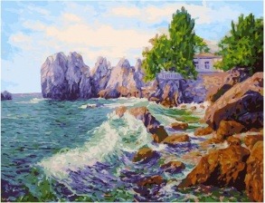 Картина по номерам Paintboy GX 27866 Буйство волн 40х50 см