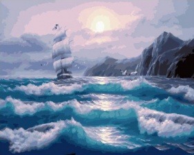Картина по номерам Paintboy GX 32536 Начинающийся шторм 40x50 см