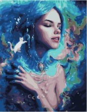 Картина по номерам Paintboy PK 41073 Покровительница природы 40x50 см