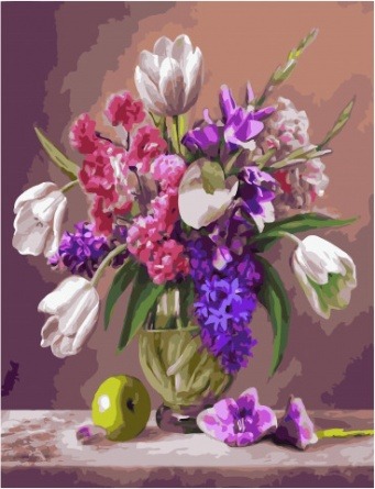Картина по номерам Paintboy GX 34645 Весенний букет 40x50 см фото 1