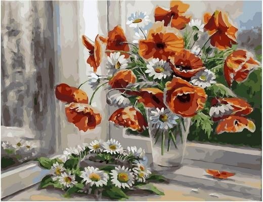 Картина по номерам Paintboy PK 79058 Цветочная рапсодия (Воробьёва Ольга) 40х50 см фото 1