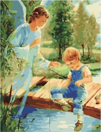 Картина по номерам Paintboy PK 59069 Таинственная рыбалка 40х50 см фото 1