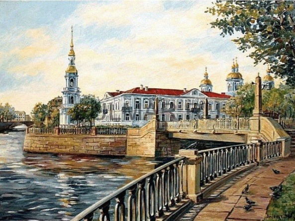 Картина по номерам Paintboy GX3280 Набережная Невы 40х50 см фото 1