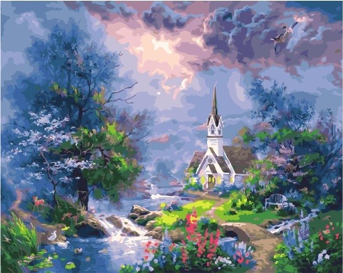 Картина по номерам Paintboy GX 34670 Грозовые облака 40x50 см фото 1