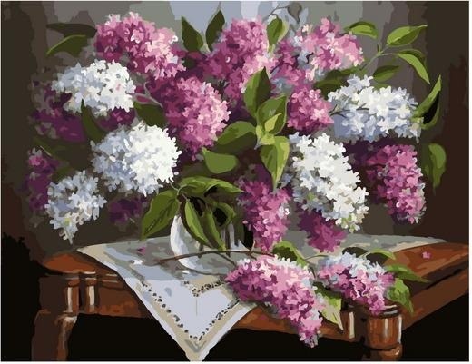 Картина по номерам Paintboy PK 79035 О сирени (Воробьёва Ольга) 40х50 см фото 1