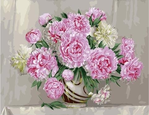 Картина по номерам Paintboy PK 59020 (GX 28826) Пионы (Бузин Игорь) 40х50 см фото 1