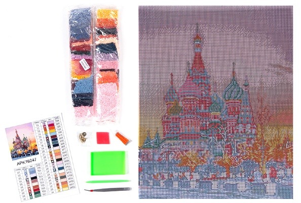 Алмазная мозаика APK 59076 Женщина-кошка 40x50 см фото 3