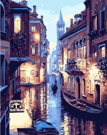 Картина по номерам Paintboy GX 25102 Ночная Венеция 40x50 см фото 1