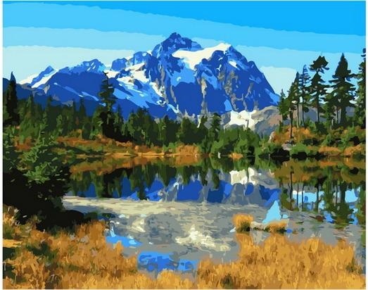 Картина по номерам Paintboy GX 36084 Солнечный день в предгорье 40х50 см фото 1