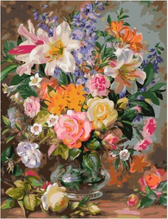 Картина по номерам Paintboy GX 34529 Цветочное ассорти 40x50 см фото 1