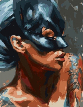 Картина по номерам Paintboy PK 38057 Женщина-кошка 40x50 см фото 1