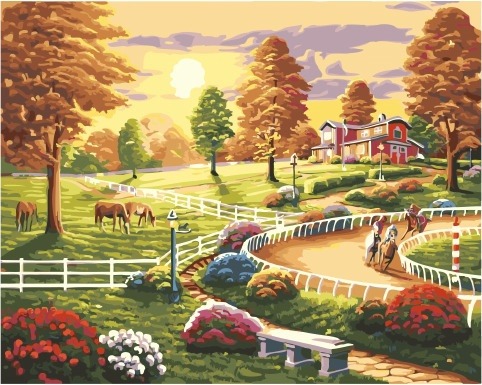 Картина по номерам Paintboy GX 34572 Веселое лето 40x50 см фото 1