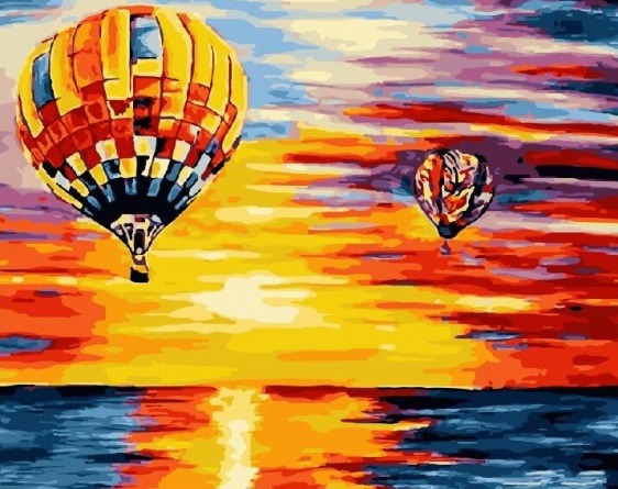 Картина по номерам Paintboy PK 55012 Полёт на закате 40х50 см фото 1