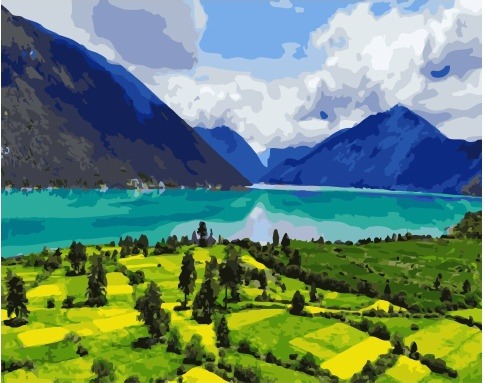 Картина по номерам Paintboy GX 34383 Красота природы 40x50 см фото 1