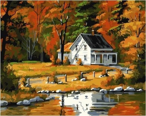 Картина по номерам Paintboy GX 35218 Осенние мотивы 40х50 см фото 1
