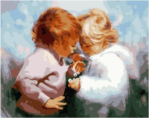 Картина по номерам Paintboy GX 37808 Детская невинность 40х50 см фото 1