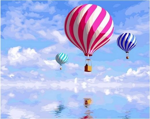 Картина по номерам Paintboy PK 68003 Полет над морской гладью 40х50 см фото 1