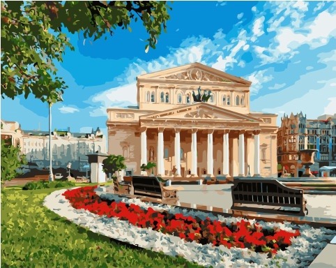 Картина по номерам Paintboy PK 51056 Большой театр 40x50 см фото 1