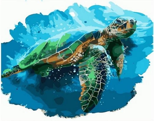 Картина по номерам Paintboy GX 36184 Морская долгожительница 40х50 см фото 1