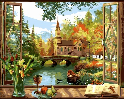Картина по номерам Paintboy GX 30943 Домик пастора 40х50 см фото 1