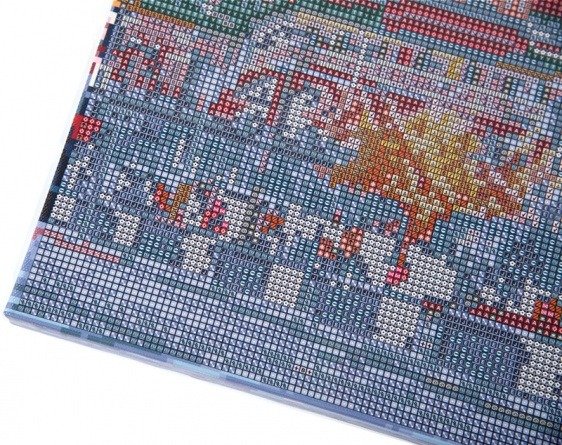Алмазная мозаика Paintboy GF 4538 Ученая сова 40x50 см фото 7